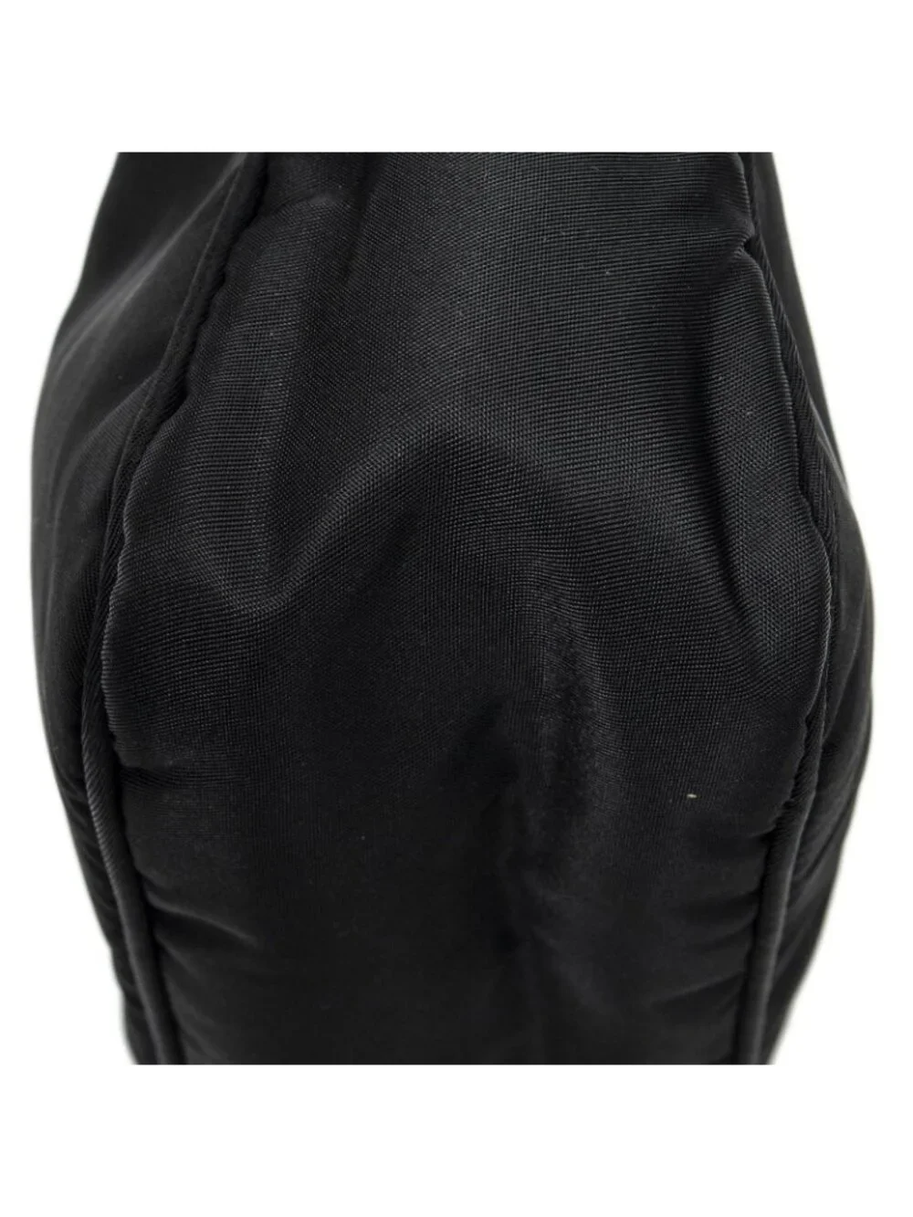 Prada Mini Zip Hobo Black Nylon Canvas - Picture 8 of 15